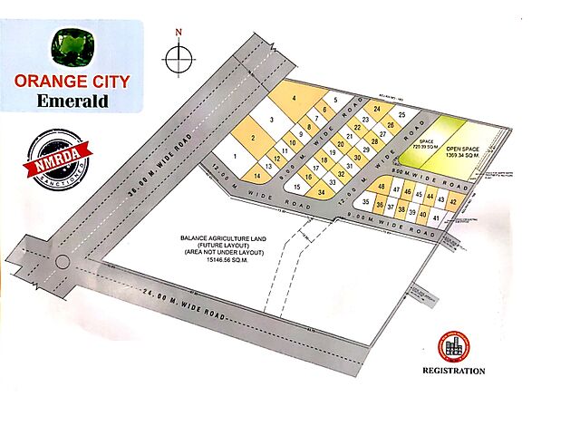  Residential Plot 1150 Sq.ft. for Sale in Mihan, Nagpur