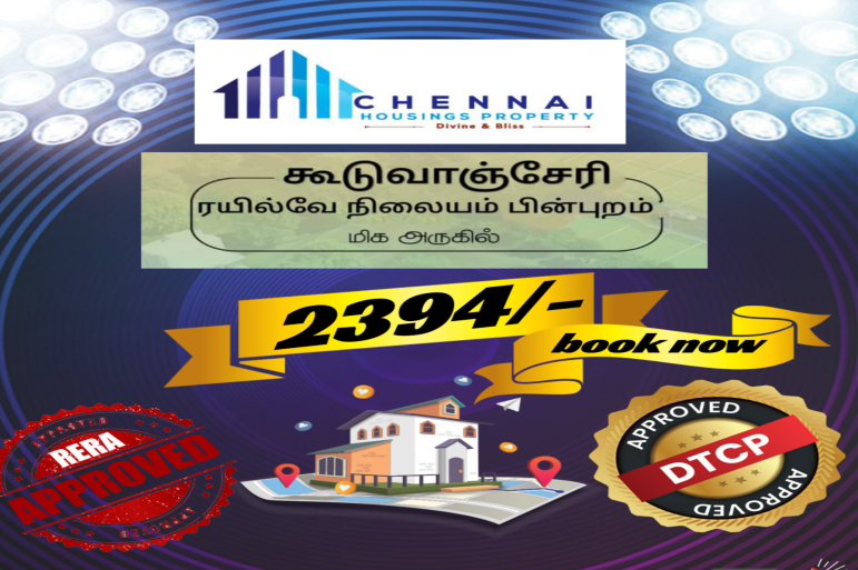 Residential Plot 960 Sq.ft. for Sale in Guduvancheri, Chennai