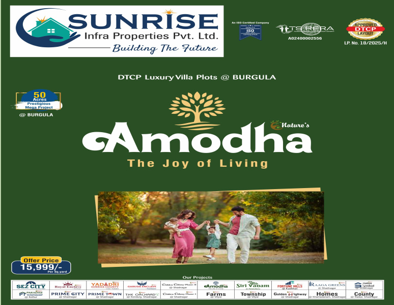  165 Sq. Yards Residential Plot for Sale in Shadnagar, Hyderabad