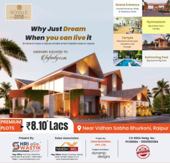  Residential Plot for Sale in Bhurkoni, Raipur