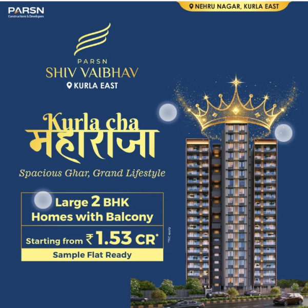 2 BHK Apartment 1200 Sq.ft. for Sale in Kurla, Mumbai