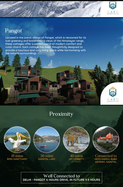 1 RK Studio Apartment 675 Sq.ft. for Sale in Pangot, Nainital