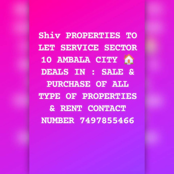2.0 BHK House for Rent in Sector 10, Ambala