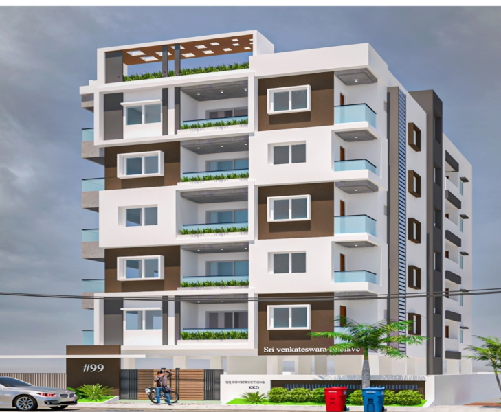 3 BHK Apartment 1860 Sq.ft. for Sale in Shanti Nagar, Kakinada