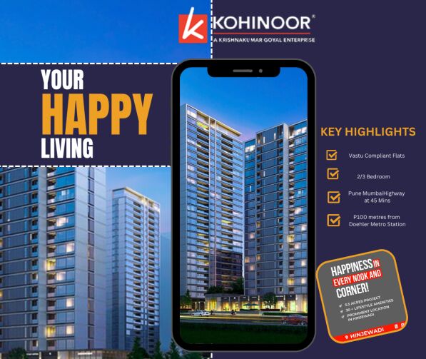2 BHK Apartment 792 Sq.ft. for Sale in Hinjewadi Phase 1, Pune