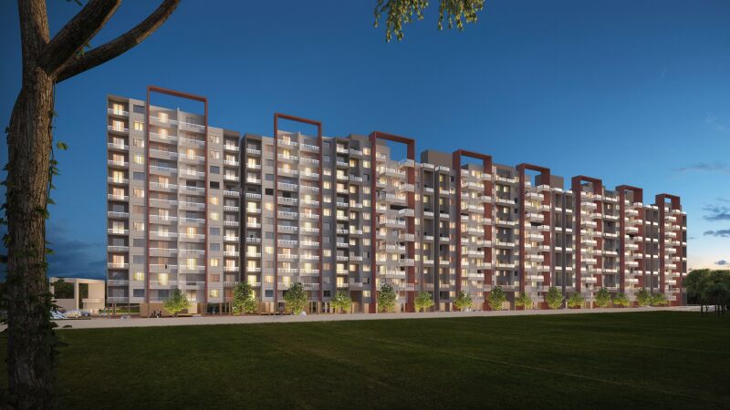 2 BHK Apartment 1014 Sq.ft. for Sale in Punawale, Pune