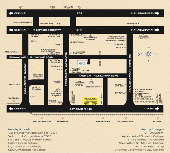  Residential Plot 1000 Sq.ft. for Sale in Mambakkam, Chennai