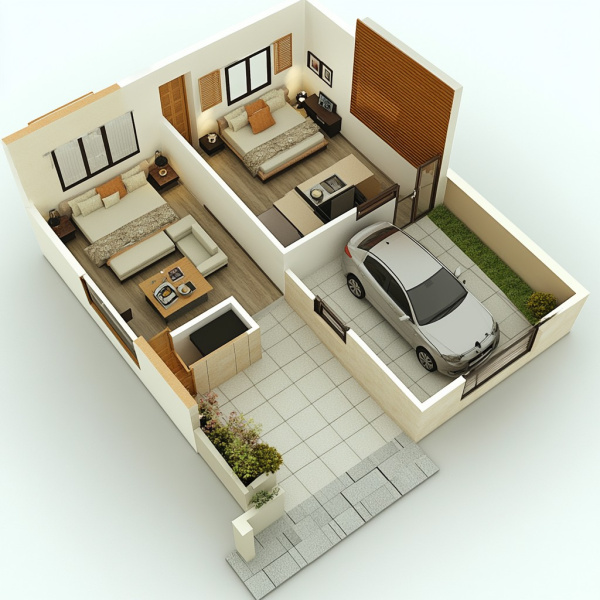 2 BHK House 1000 Sq.ft. for Sale in Mopka, Bilaspur