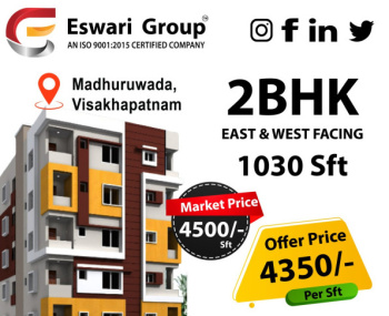 3 BHK Flat for Sale in Madhurawada, Visakhapatnam