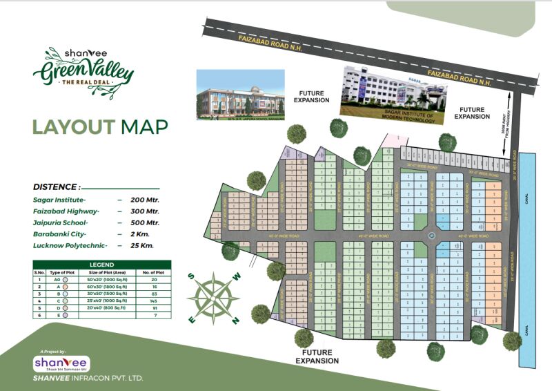  Residential Plot 1000 Sq.ft. for Sale in Lucknow Faizabad Highway