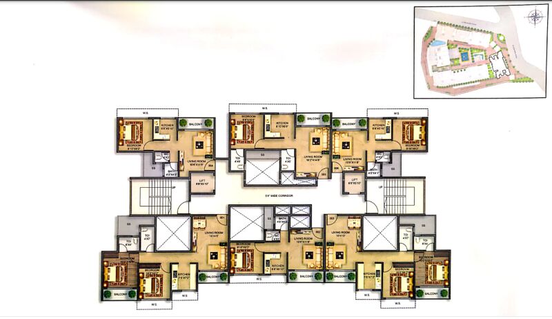 1 BHK Apartment 568 Sq.ft. for Sale in Taloja Panchanand, Navi Mumbai