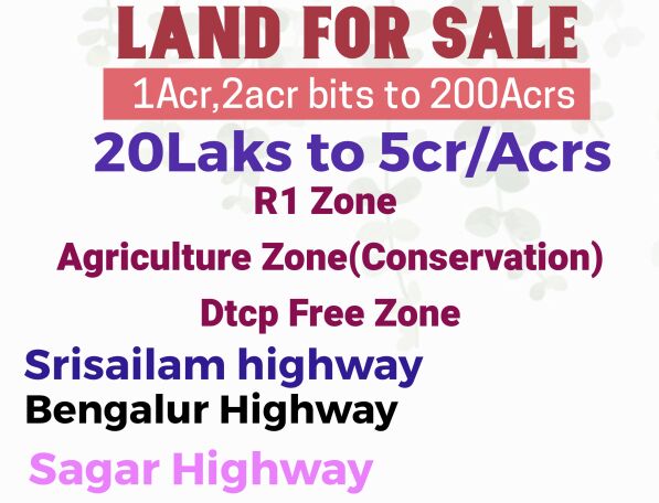  Residential Plot 65 Ares for Sale in Maheshwar Mandal, Hyderabad