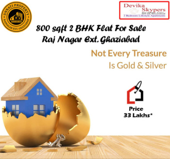2 BHK Flat for Sale in Raj Nagar Extension, Ghaziabad
