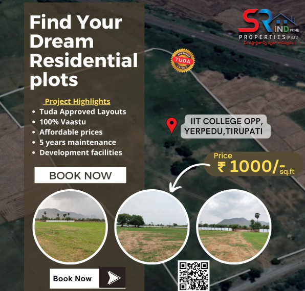 Residential Plot 1300 Sq.ft. for Sale in Mallavaram, Tirupati