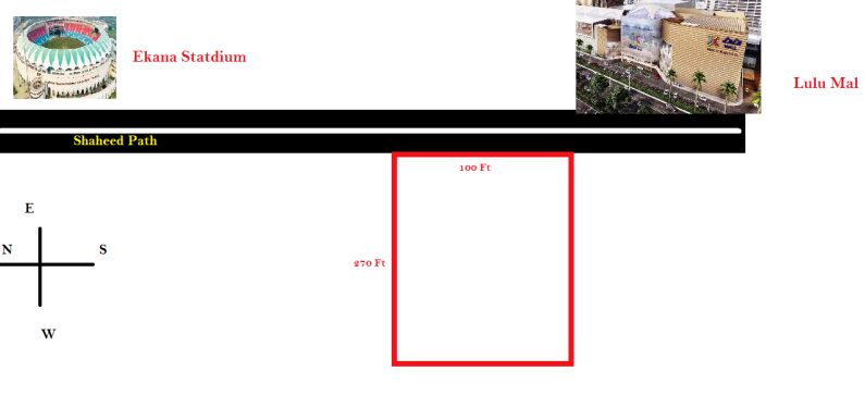  Agricultural Land 27000 Sq.ft. for Sale in Amar Shaheed Path, Lucknow