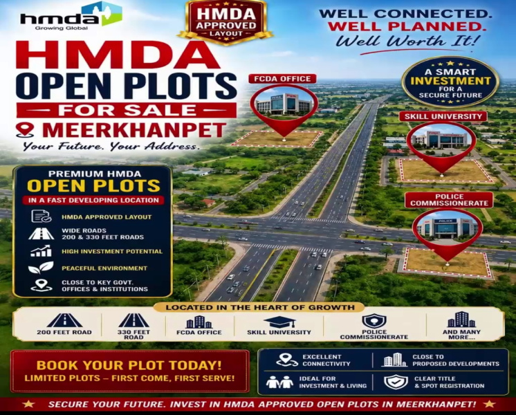  200 Sq. Yards Residential Plot for Sale in Kandukuru, Hyderabad