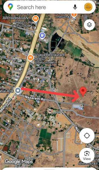  Residential Plot 1200 Sq.ft. for Sale in Nagamangalam, Tiruchirappalli