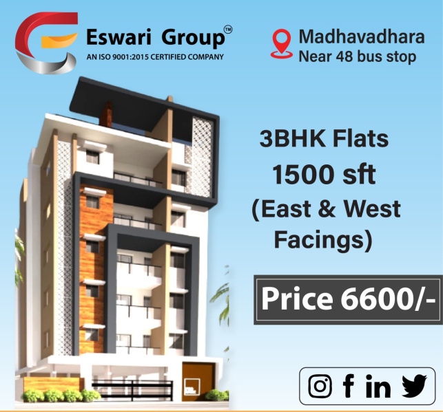 3 BHK Residential Apartment 430 Sq. Yards for Sale in Murali Nagar, Visakhapatnam