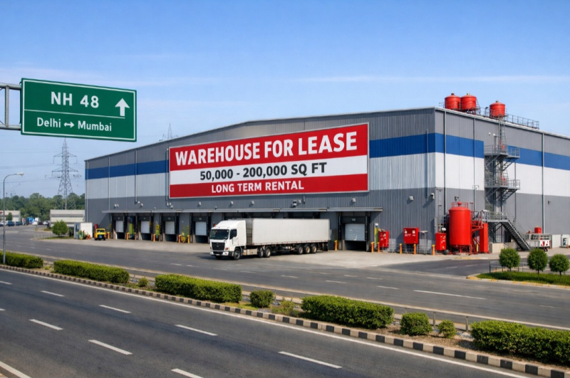  200000 Sq.ft. Warehouse for Rent in Bhilad, Valsad
