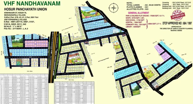  1800 Sq.ft. Residential Plot for Sale in Hosur Taluk, Krishnagiri