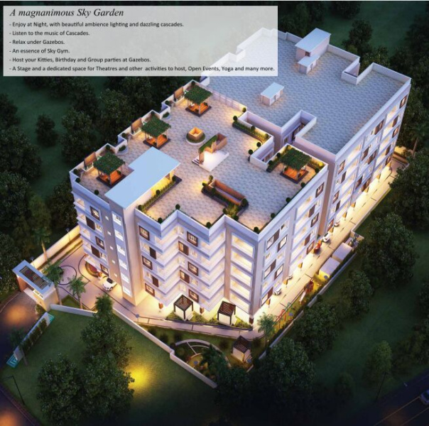 3 BHK 1500 Sq.ft. Apartment for Sale in Nandan Vihar, Patia, Bhubaneswar