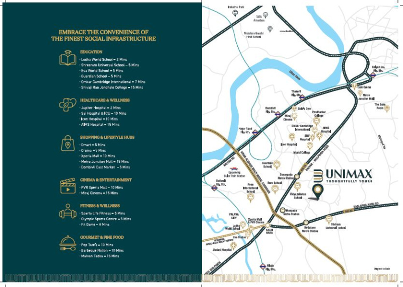 2 BHK 592 Sq.ft. Apartment for Sale in Dombivli, Thane