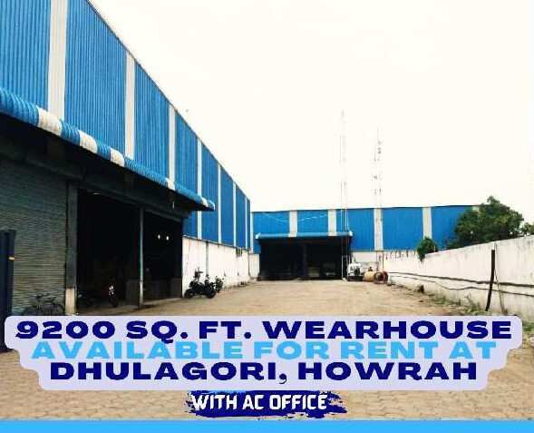  Warehouse 9200 Sq.ft. for Rent in Dhulagori, Howrah