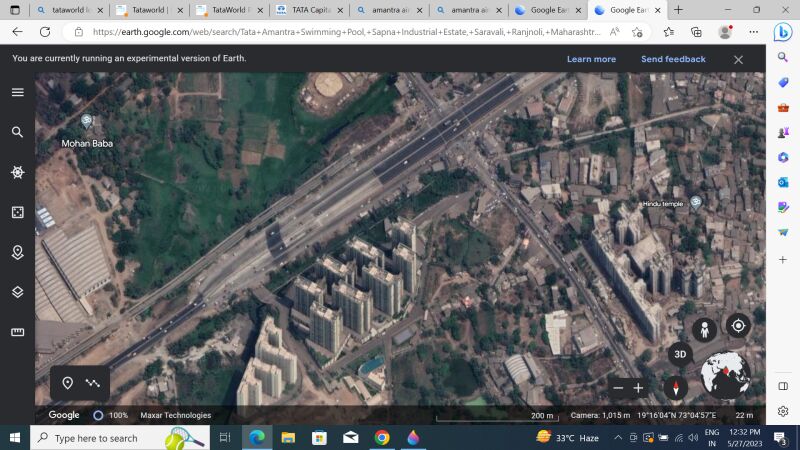 3 BHK Apartment 1200 Sq.ft. for Sale in Bhiwandi, Thane