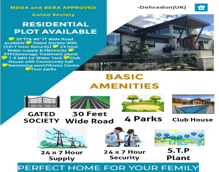  150 Sq. Yards Residential Plot for Sale in Pondha, Dehradun
