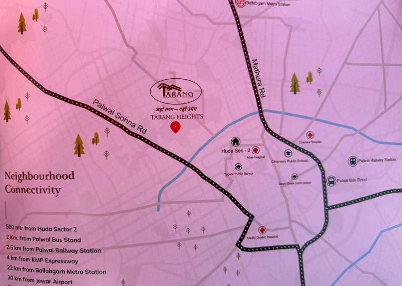 3 BHK 1885 Sq.ft. Apartment for Sale in Sector 7 Palwal