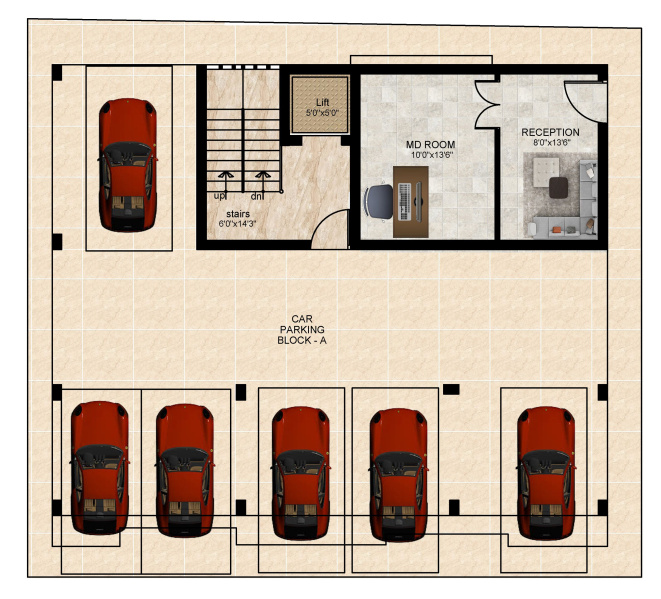 2 BHK Apartment 875 Sq.ft. for Sale in Nesapakkam, Chennai