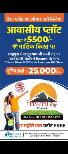  50 Sq. Yards Residential Plot for Sale in Sanwali Road, Sikar