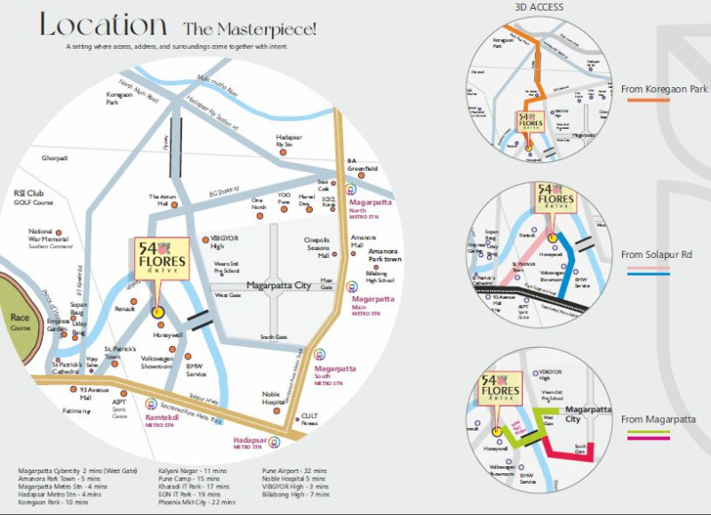 3 BHK 1190 Sq.ft. Apartment for Sale in Hadapsar, Pune