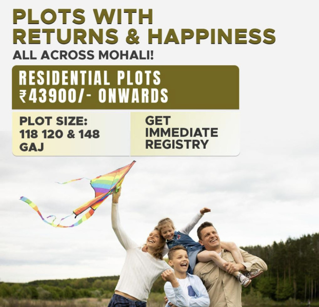 Residential Plot 118 Sq. Yards for Sale in Sector 123 Mohali