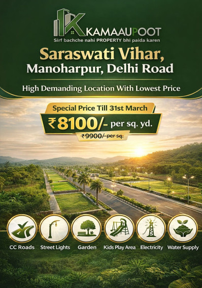  100 Sq.ft. Residential Plot for Sale in Manor Pur, Jaipur