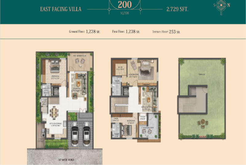 3 BHK Villa 3548 Sq.ft. for Sale in Kandi, Sangareddy