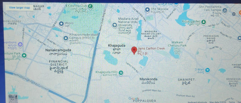 3 BHK 1384 Sq.ft. Apartment for Sale in Khajaguda, Hyderabad