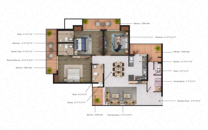 3.5 BHK Apartment 2450 Sq.ft. for Sale in Pratap Vihar, Ghaziabad