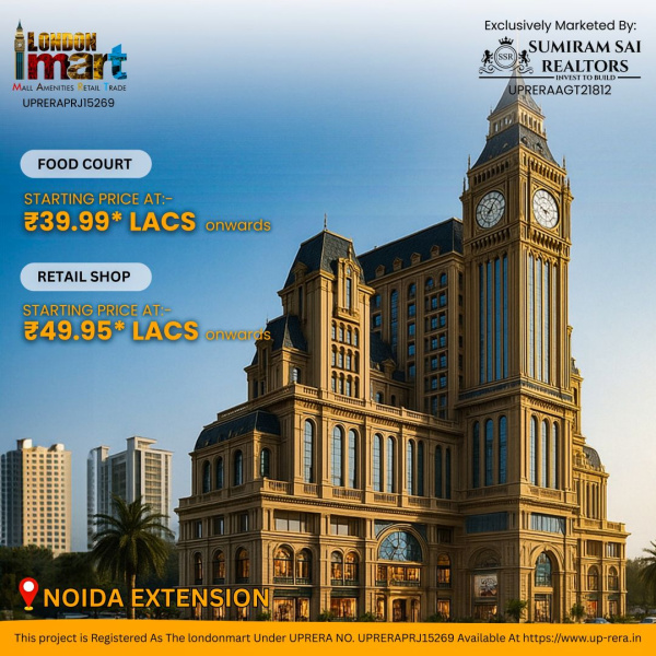  180 Sq.ft. Commercial Shop for Sale in Sector 16B Greater Noida West
