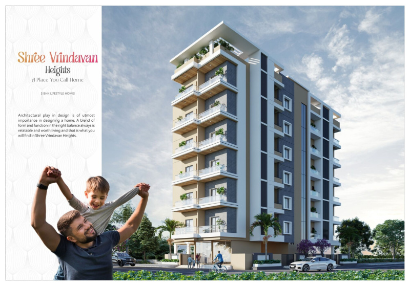 3 BHK Apartment 1300 Sq.ft. for Sale in Bhanapeth, Chandrapur