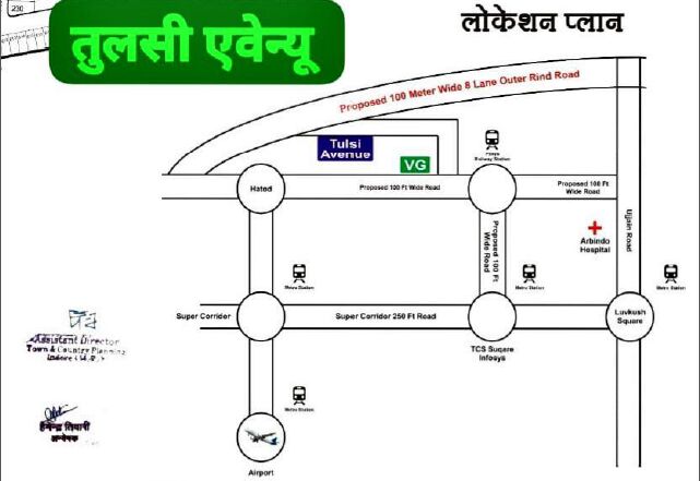  Residential Plot 900 Sq.ft. for Sale in Ujjain Road, Indore