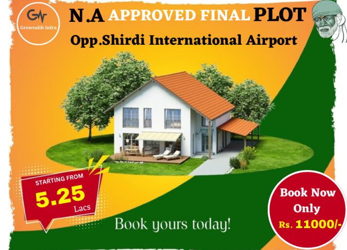  Residential Plot 807 Sq.ft. for Sale in Shirdi, Ahmednagar