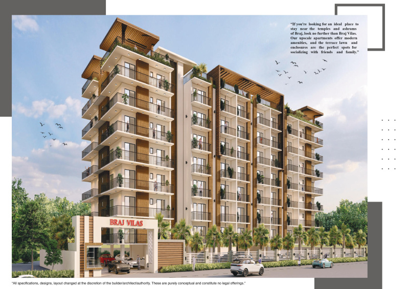 1 BHK 450 Sq.ft. Apartment for Sale in Atalla Chungi, Vrindavan