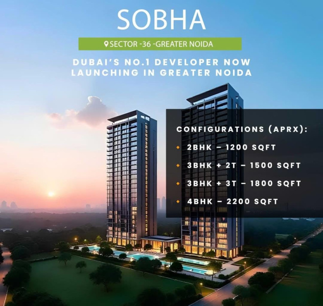 3 BHK Apartment 1500 Sq.ft. for Sale in Sector 36 Greater Noida West