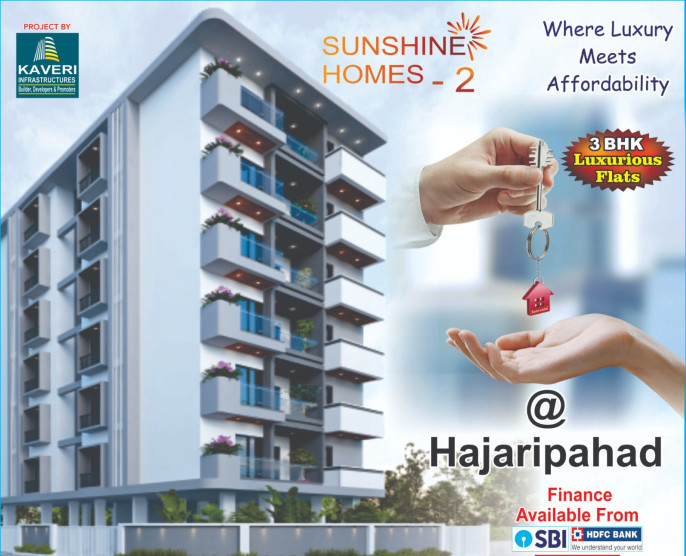 3 BHK Apartment 1400 Sq.ft. for Sale in Hazari Pahad, Nagpur