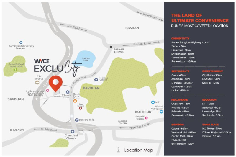2 BHK Apartment 810 Sq.ft. for Sale in Bavdhan, Pune