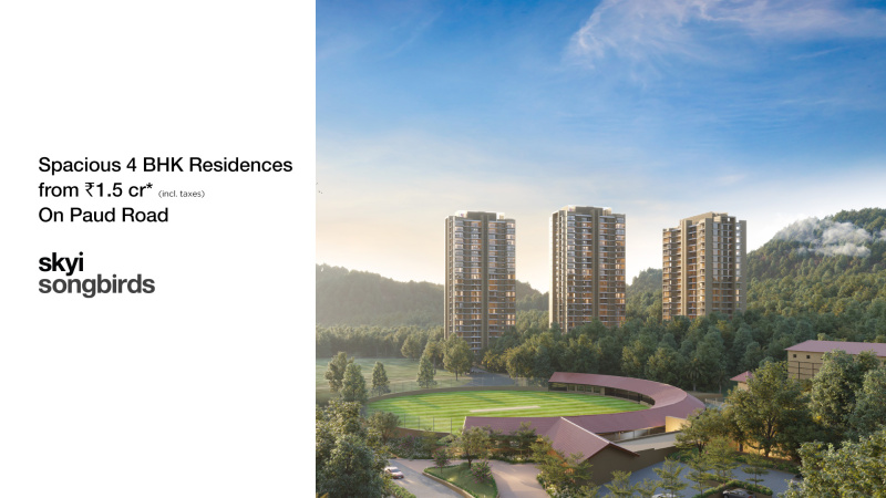 4 BHK 1400 Sq.ft. Apartment for Sale in Bhugaon, Pune
