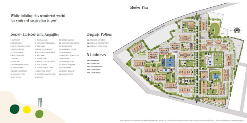 3 BHK Apartment 1078 Sq.ft. for Sale in Ravet, Pune