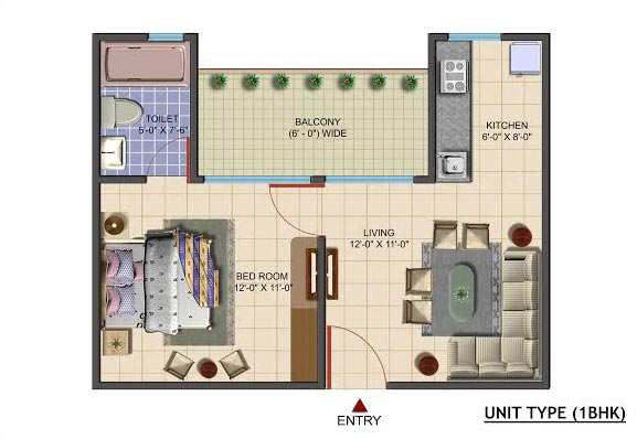 1 BHK Apartment 650 Sq.ft. for Sale in Greater Noida West