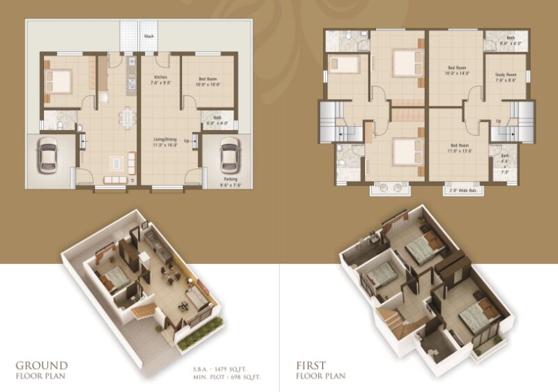 4 BHK House 1140 Sq.ft. for Sale in Waghodia Road, Vadodara